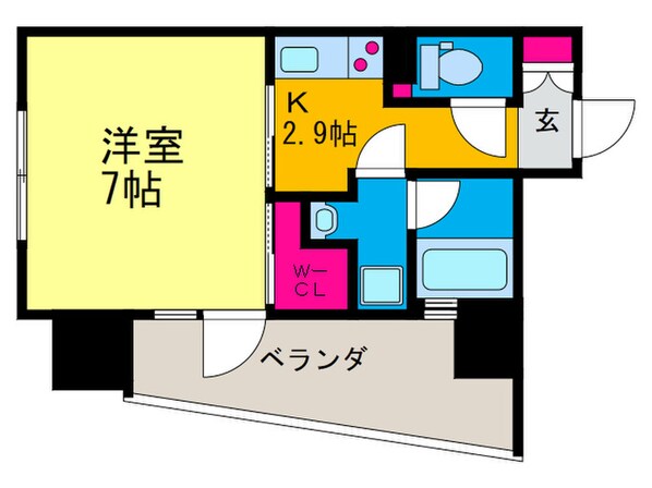 ルービンス宇品海岸Ⅱの物件間取画像